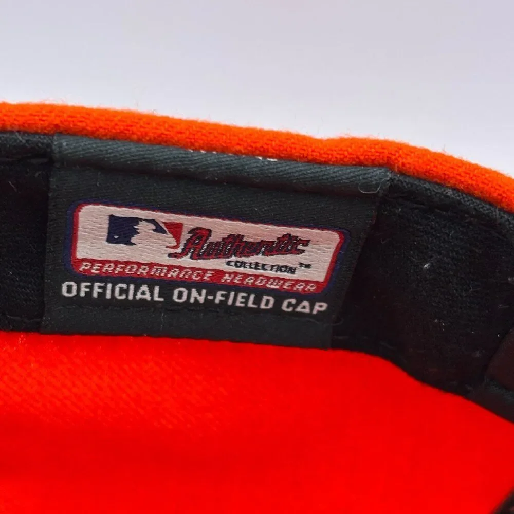 Florida Marlins MLB New Era 59Fifty On-field Fitted Cap Hat Size 7 1/2 - Orange